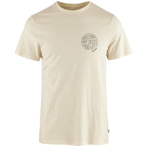 Fjällräven Herren Hemp Blend Out Here M T-Shirt, Chalk White, XL Fjällräven Herren Hemp Blend Out Here M T-Shirt, Chalk White, XL von Fjällräven