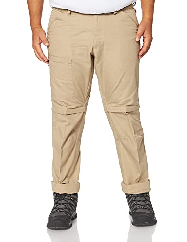 FJALLRAVEN Herren High Coast Zip-Off Trousers M Hose, Sandfarben, 46 von FJALLRAVEN