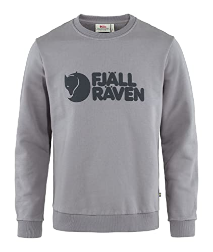 FJALLRAVEN Herren Logo Sweater M Sweatshirt, grau (Flint Grey), M von FJALLRAVEN