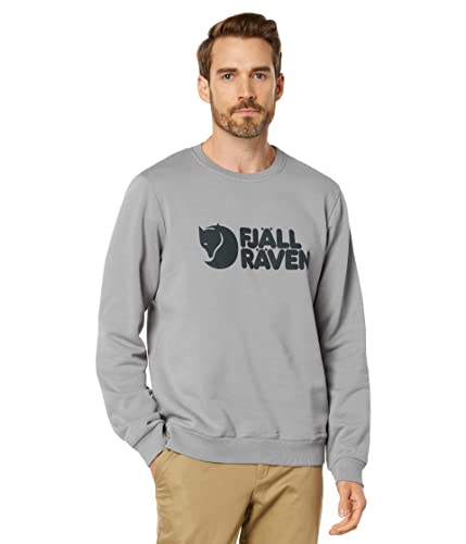 FJALLRAVEN Herren Logo Sweater M Sweatshirt, grau (Flint Grey), XXL von Fjällräven