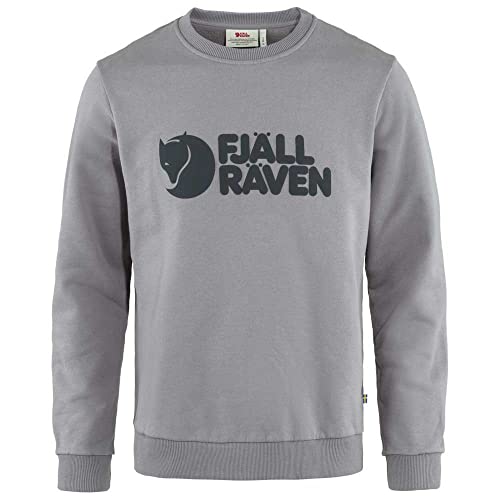 FJALLRAVEN Herren Logo Sweater M Sweatshirt, grau (Flint Grey), XXL von Fjällräven