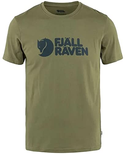 Fjallraven Herren Logo M T-Shirt, Caper Green, S von Fjallraven