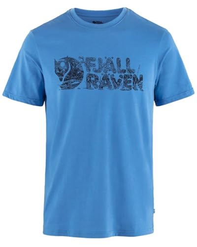 Fjällräven Herren Lush Logo M T-Shirt, EIN Blau, Large von Fjällräven