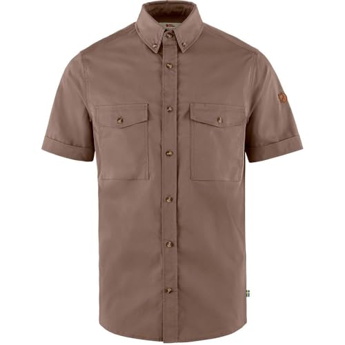 Fjällräven Herren Övik Air Stretch SS Shirt, Suede Brown, L von Fjällräven
