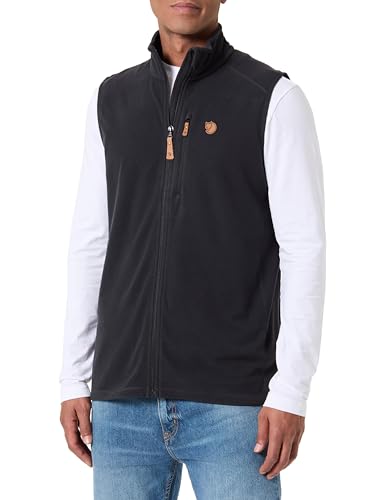 Fjällräven Herren Övik Lite Vest Fleece Weste, Black, L von Fjällräven