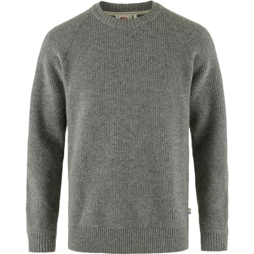 Fjällräven Herren Övik Rib Sweatshirt, Grey, M von Fjällräven