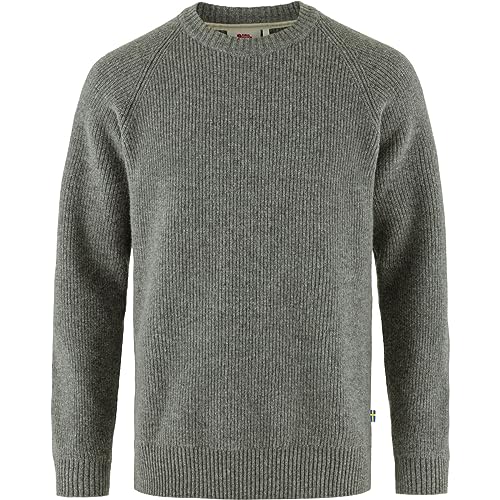 Fjällräven Herren Övik Rib Sweatshirt, Grey, S von Fjällräven