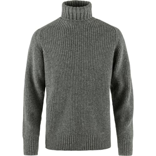 Fjällräven Herren Övik Roller Neck Sweater M Sweatshirt, Grey-Melange, XL EU von Fjällräven
