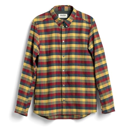 Fjällräven Herren Rider's Flanellhemd LS Outdoor, Flag Check, X-Small von Fjällräven