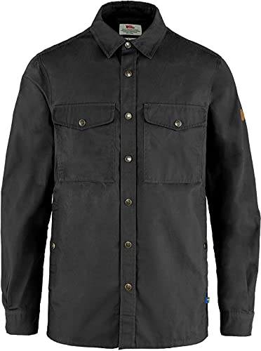 FJALLRAVEN Herren Singi Overshirt M Langarmhemd, Dunkelgrau (40), S von FJALLRAVEN