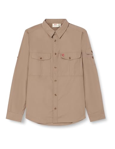 Fjällräven Herren Singi Trekking Shirt LS M Shirts Long Sleeve, Suede Brown, L von Fjällräven