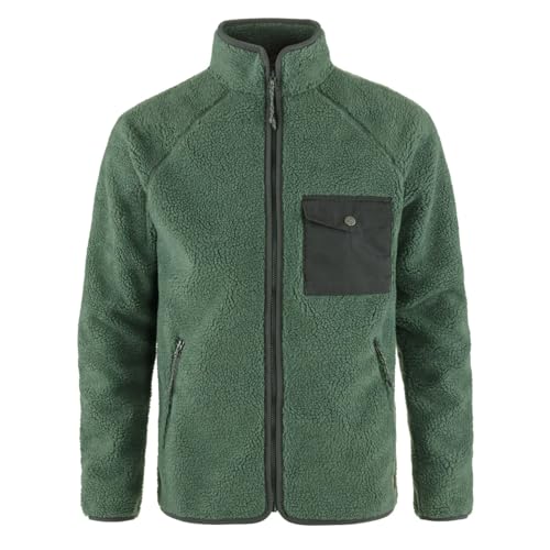 Fjällräven Herren Vardag Pile Fleece Jacke, Deep Patina/Iron Grey, M von Fjällräven
