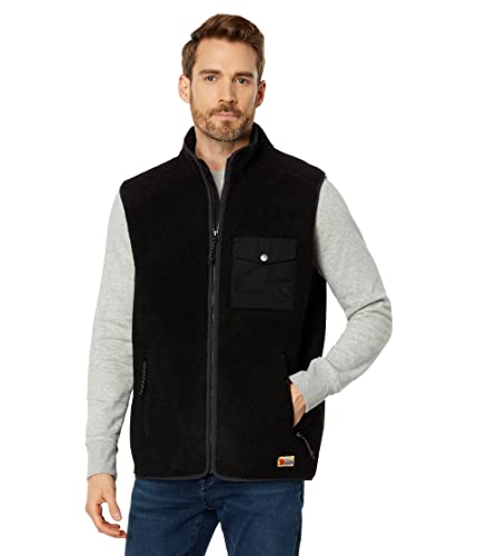 FJALLRAVEN Herren Vardag Pile Fleece Vest M Weste, schwarz, L von FJALLRAVEN