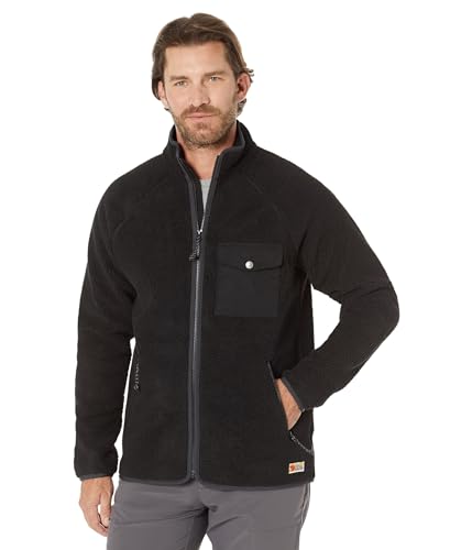 FJALLRAVEN Herren Vardag Pile M Fleece, schwarz, L von FJALLRAVEN