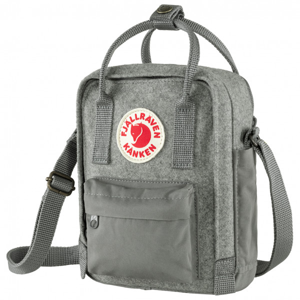 Fjällräven - Kånken Re-Wool Sling - Umhängetasche Gr 2,5 l grau;schwarz von Fjällräven