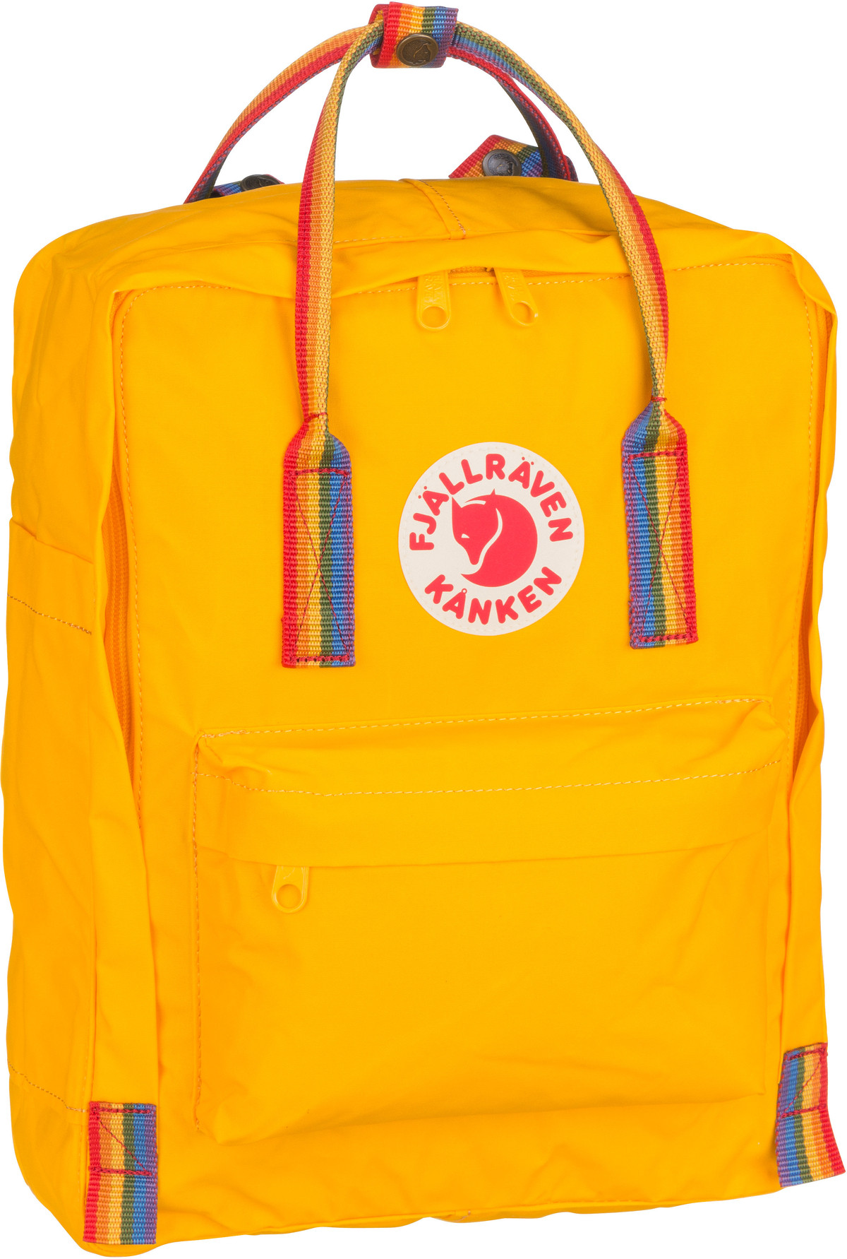 Fjällräven Kanken Rainbow  in Gelb (16 Liter), Rucksack / Backpack von Fjällräven