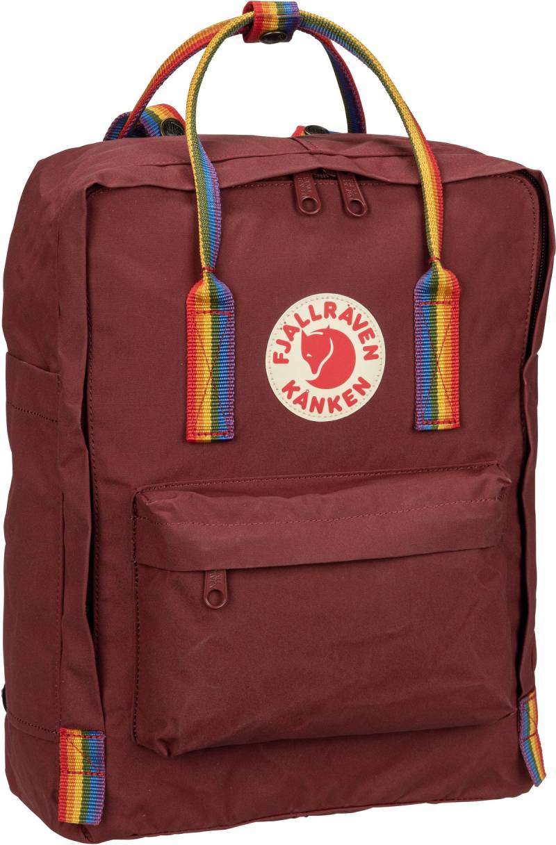 Fjällräven Kanken Rainbow  in Rot (16 Liter), Rucksack / Backpack von Fjällräven