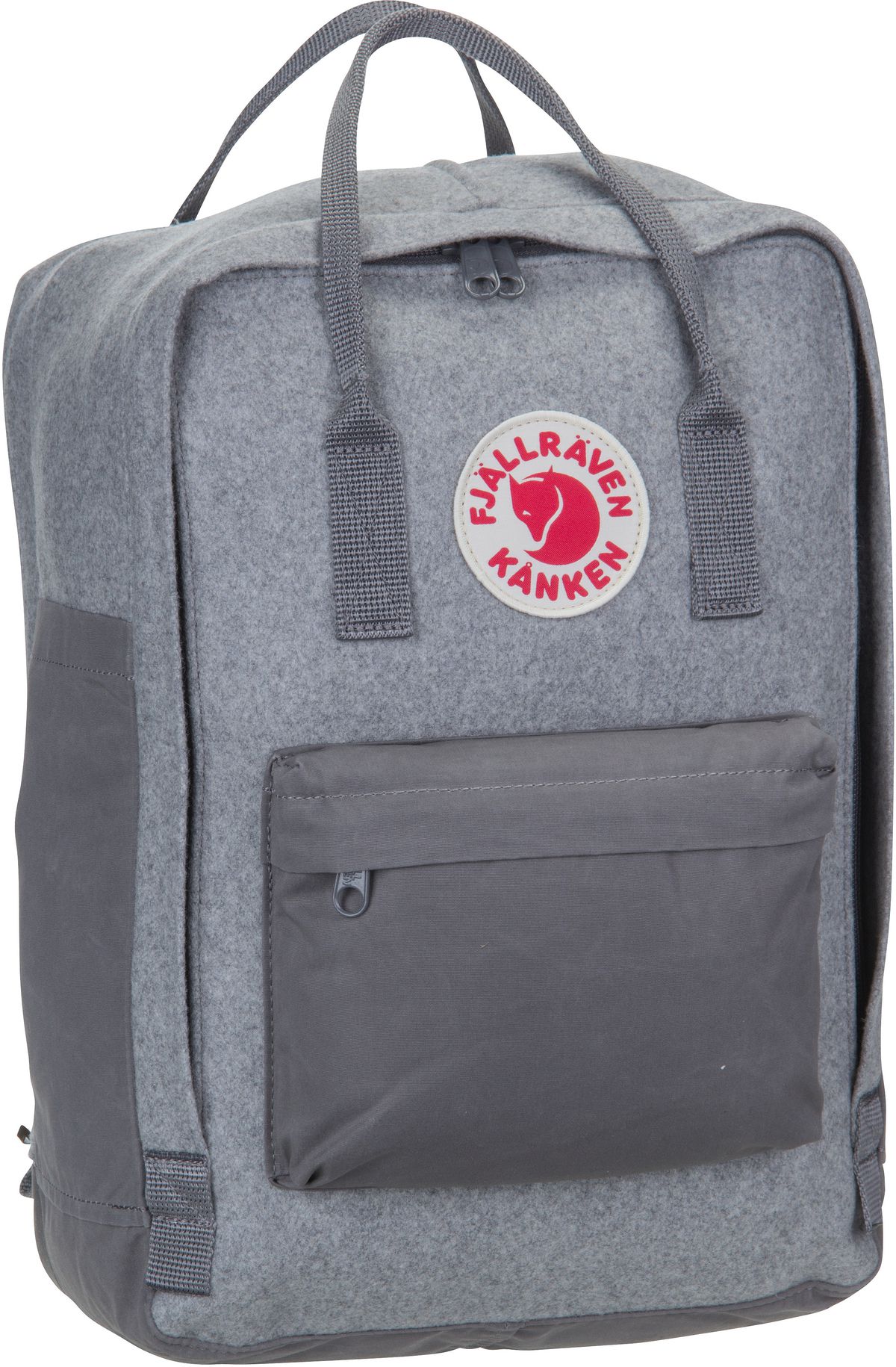 Fjällräven Kanken Re-Wool Laptop 15''  in Grau (18 Liter), Rucksack / Backpack von Fjällräven