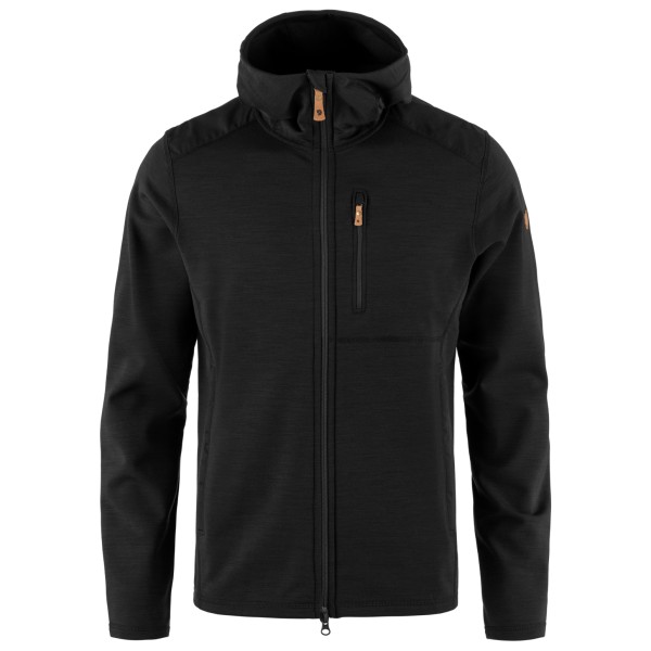 Fjällräven - Keb Fleece Hoodie - Fleecejacke Gr L schwarz von Fjällräven