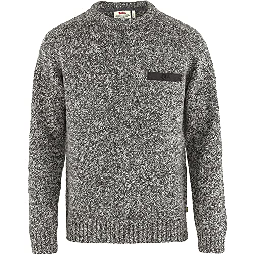 Fjallraven Mens Lada Round-Neck Sweater M Sweatshirt, Grey, S von Fjallraven