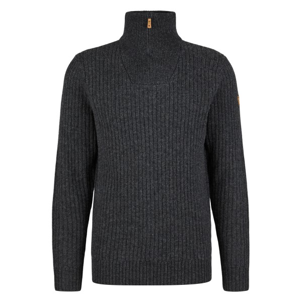 Fjällräven - Övik Half Zip Knit - Pullover Gr S schwarz von Fjällräven