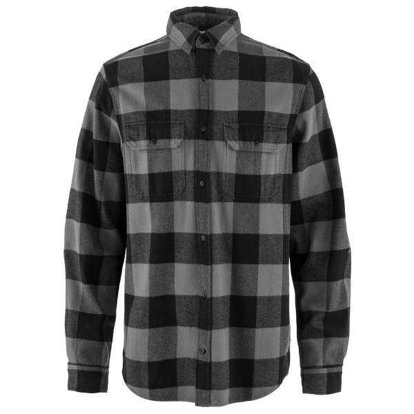 Fjällräven - Övik Heavy Flannel Shirt - Hemd Gr S grau/schwarz von Fjällräven