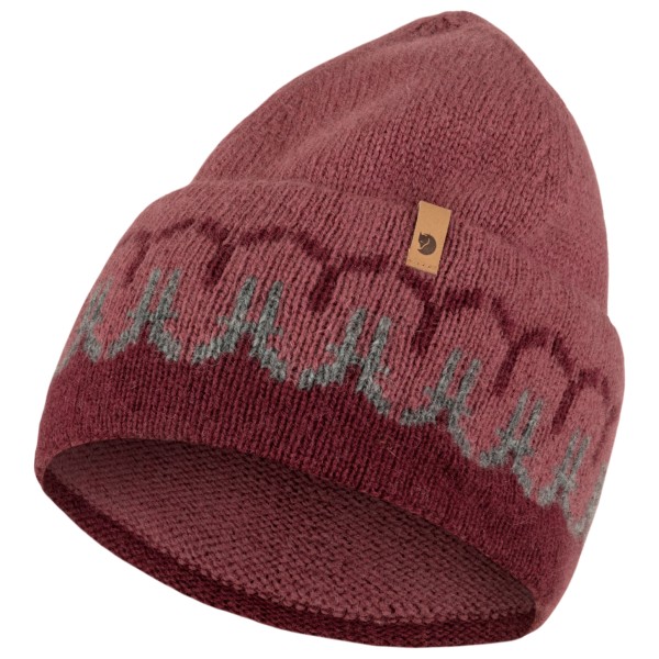 Fjällräven - Övik Path Knit Beanie - Mütze Gr One Size rot von Fjällräven