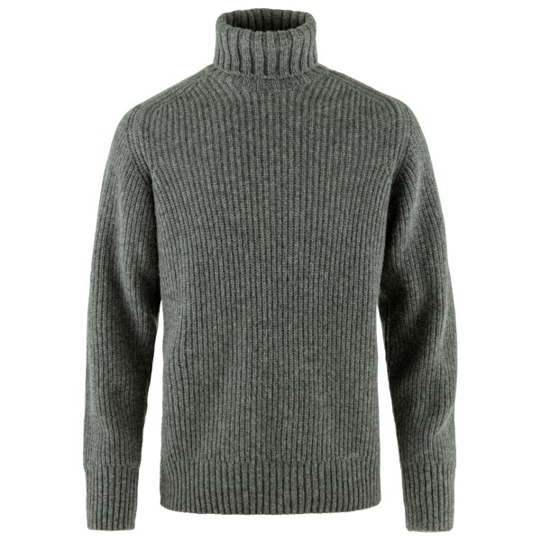 Fjällräven - Övik Roller Neck Sweater - Wollpullover Gr M grau von Fjällräven