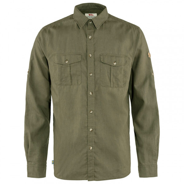 Fjällräven - Övik Travel Shirt L/S - Hemd Gr XS oliv von Fjällräven