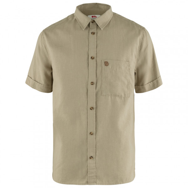 Fjällräven - Övik Travel Shirt S/S - Hemd Gr L beige von Fjällräven