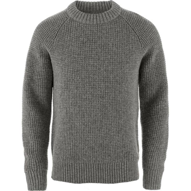 Fjällräven Övik Waffle Knit Herren Pullover grau XL von Fjällräven