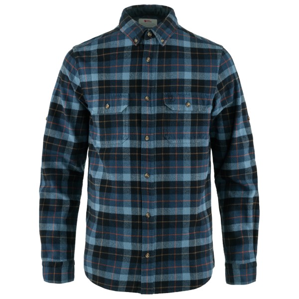 Fjällräven - Singi Heavy Flannel Shirt - Hemd Gr S blau von Fjällräven