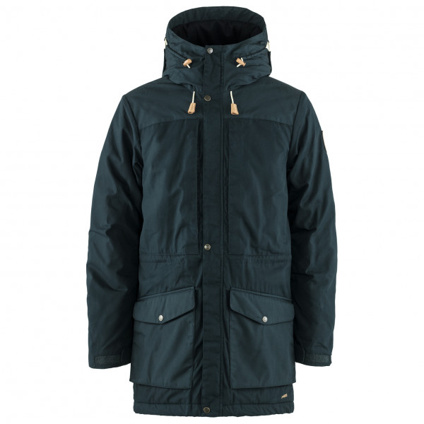 Fjällräven - Singi Wool Padded Parka - Mantel Gr L blau/schwarz von Fjällräven