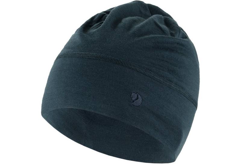 Fjällräven Skimütze Abisko Lite Wool Beanie 555 Dark Navy von Fjällräven