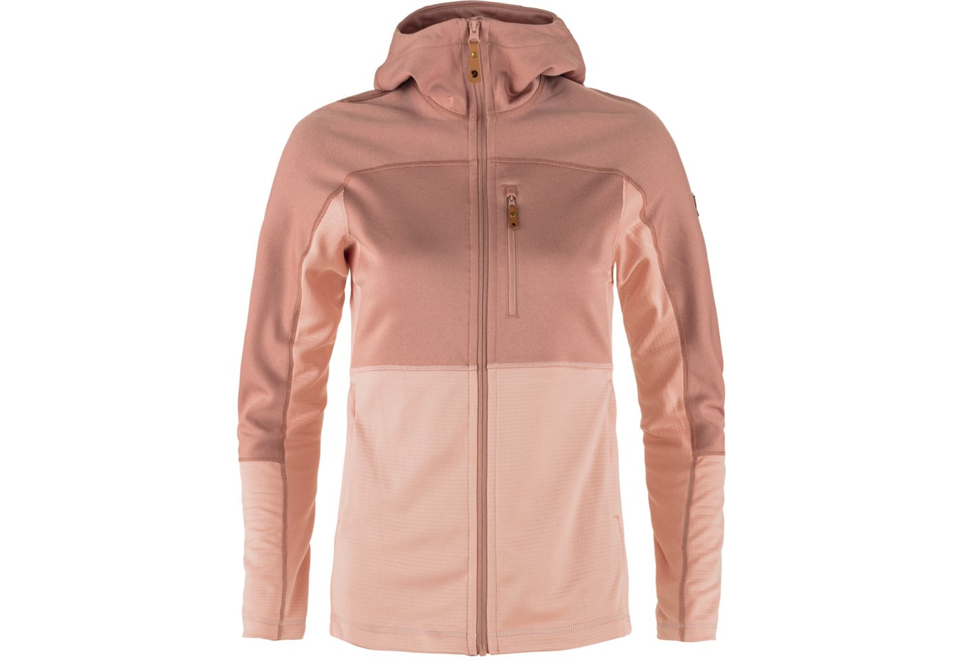 Fjällräven Sweatshirt FJÄLLRÄVEN Abisko Trail Fleece Jacke W Rosa von Fjällräven