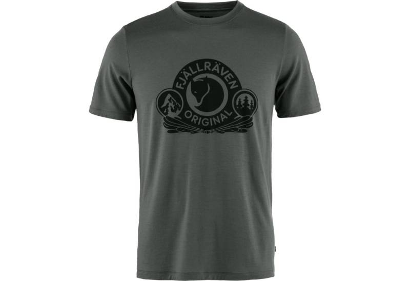 Fjällräven T-Shirt Abisko Wool Classic SS M 050 Basalt von Fjällräven