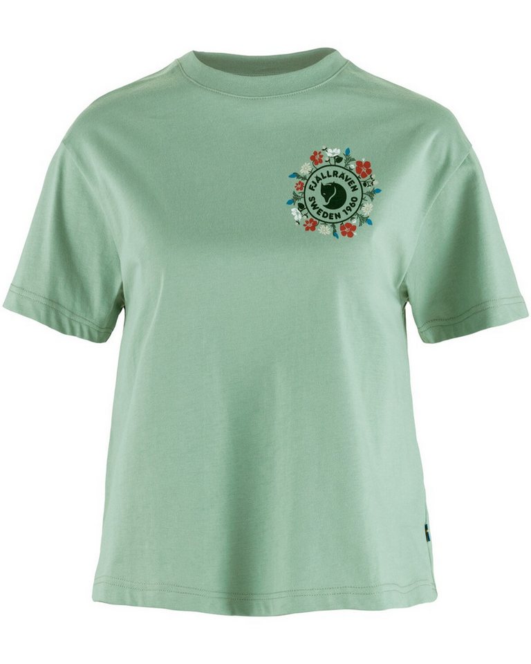 Fjällräven T-Shirt Damen T-Shirt Fjällblomster Logo von Fjällräven
