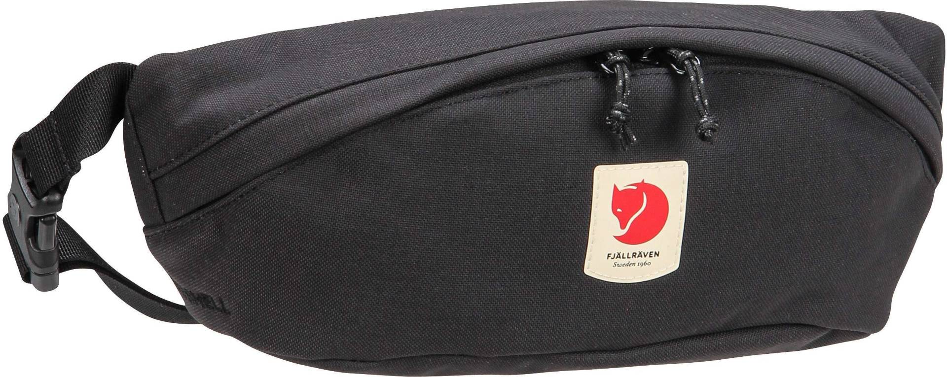 Fjällräven Ulvö Hip Pack Medium  in Schwarz (2 Liter), Bauchtasche / Gürteltasche von Fjällräven