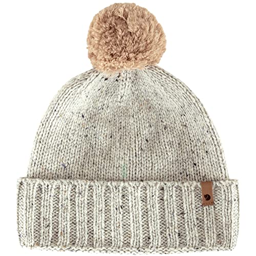 Fjällräven Unisex Övik Pom Beanie-Mütze, Chalk White, OneSize von Fjällräven