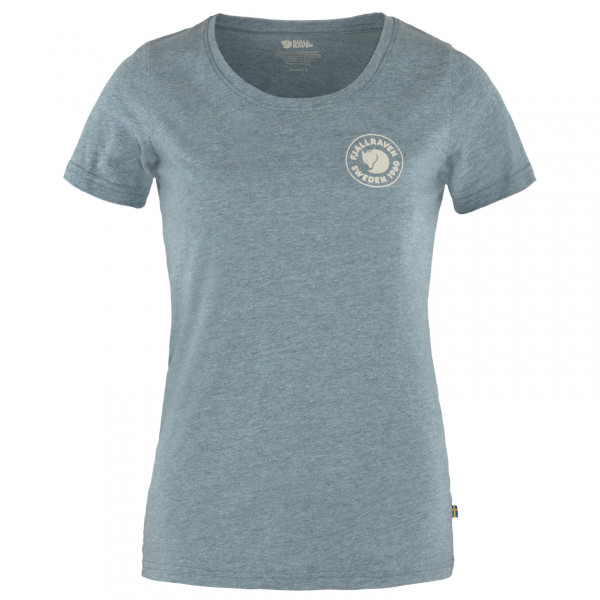 Fjällräven - Women's 1960 Logo - T-Shirt Gr XXS grau/türkis von Fjällräven