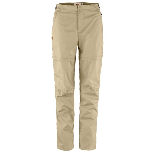 Fjällräven - Women's Abisko Hike Zip-Off Trousers - Zip-Off-Hose Gr 44 - Short fossil von Fjällräven