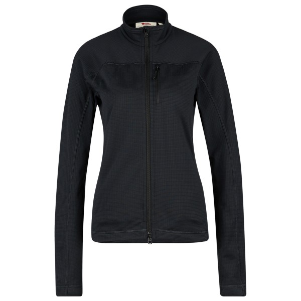 Fjällräven - Women's Abisko Lite Fleece Jacket - Fleecejacke Gr XL schwarz von Fjällräven