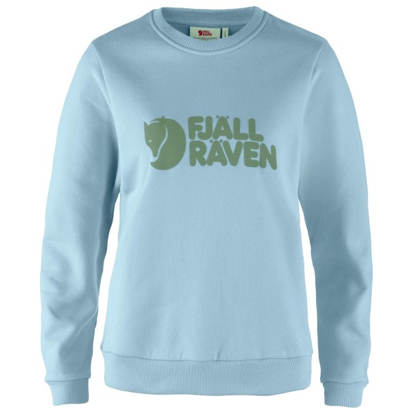 Fjällräven - Women's Fjällräven Logo Sweater - Pullover Gr L blau/türkis von Fjällräven