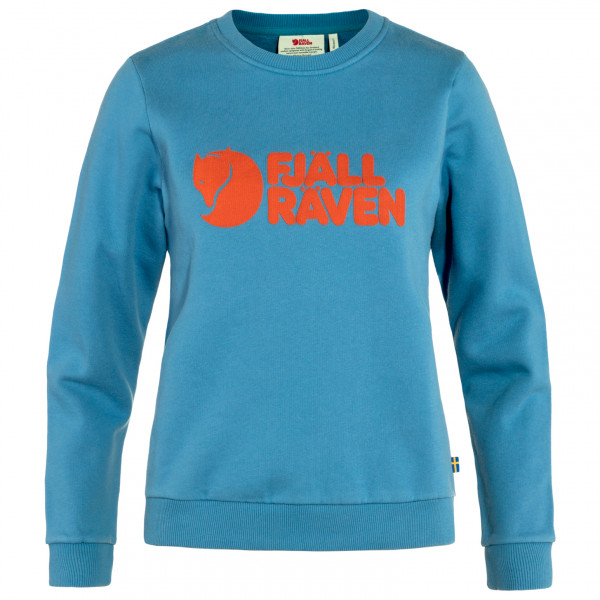 Fjällräven - Women's Fjällräven Logo Sweater - Pullover Gr L blau von Fjällräven