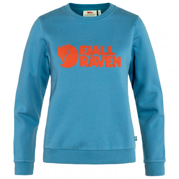 Fjällräven - Women's Fjällräven Logo Sweater - Pullover Gr M blau von Fjällräven