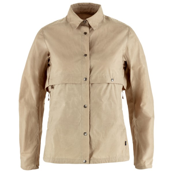 Fjällräven - Women's Hoja Rider's Wind Jacket - Windjacke Gr L beige von Fjällräven