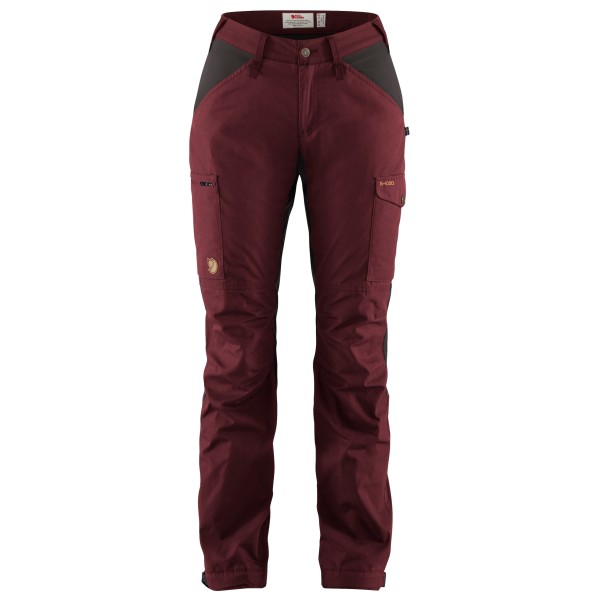 Fjällräven - Women's Kaipak Trousers Curved - Trekkinghose Gr 38 - Fixed Length rot von Fjällräven