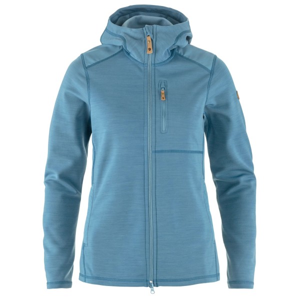 Fjällräven - Women's Keb Fleece Hoodie - Fleecejacke Gr L blau von Fjällräven