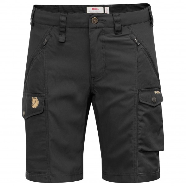 Fjällräven - Women's Nikka Shorts Curved - Shorts Gr 44 schwarz von Fjällräven