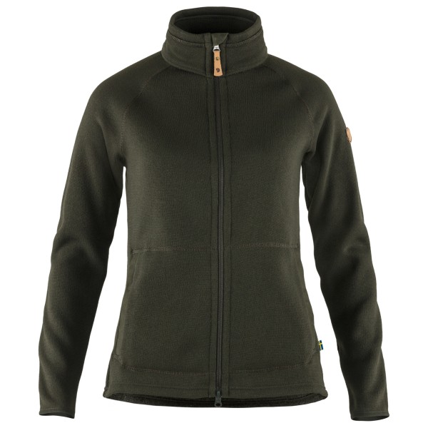 Fjällräven - Women's Övik Fleece Zip Sweater - Fleecejacke Gr L oliv von Fjällräven